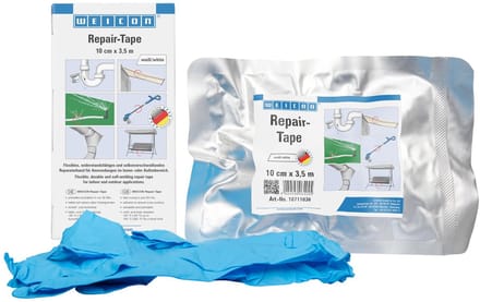 WEICON Pijpreparatietape – 12,5 cm x 10 m – Zelfvulkaniserend
