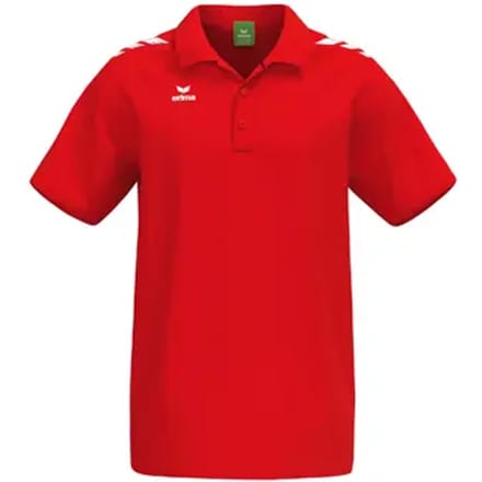 Erima Cmpt 3 Wings Polo Heren - Rood / Wit | Maat: S