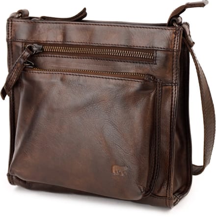 Bear Design Davita Crossbodytas Medium Dames - Leer - Bruin