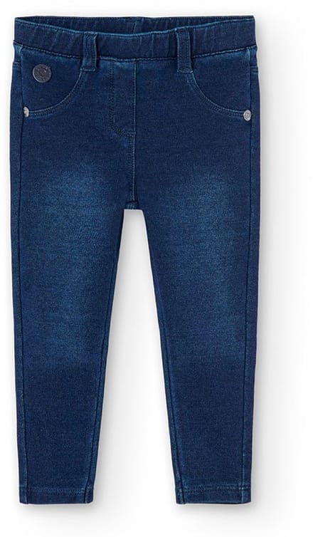 Boboli Fleece Denim Broek Blauw 12 Months Kinderen