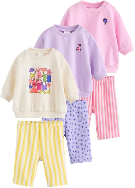 Next - Meisjes - Set van sweater en joggingbroek - Roze