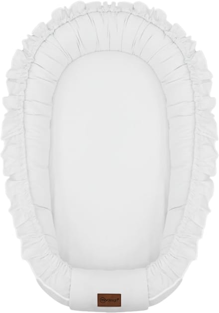 MorDesign - Babynest - Ruffle - Wit