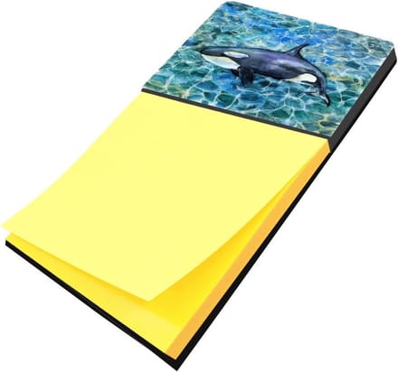 Bureau Artwork Notepad Houder - Sticky Note Organizer - Bureau Organisatie - Navulbaar Kunstwerk - 3x3 Inch Notities - Meerkleurig