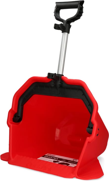 V-plast Mestboy losse bak voor Quick Pick – Mestschep - Poepschep – Grote capaciteit 15 Liter – Lichtgewicht – Polycarbonaat – Rood
