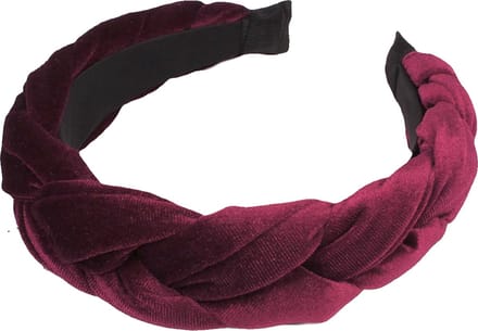 Velvet Diadeem / Haarband | Bordeauxrood | Fluweel / Polyester | Fashion Favorite