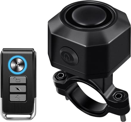 Fiets Alarmsysteem - Fiets Tracker - Diefstal Voorkomen - 110 Decibel Luid - Mini Formaat - Zwart