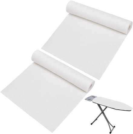 Strijkplank Vulling - Onderlegger Vilt - Strijken Vernieuwen - Op Maat Gesneden - Tot 145x53 cm - Wit