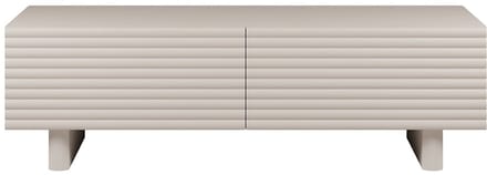 Vente-unique Tv-meubel met 2 deuren van MDF - 150 cm - Beige - LUDIMA