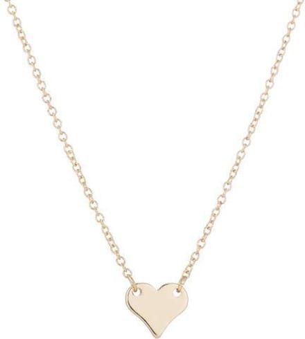 24/7 Jewelry Collection Hartje Ketting - Hart - Goudkleurig