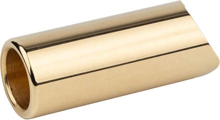 The Rock Slide TRS-DA gepolijste messing Dylan Adams signature slide maatXS/S, met dubbele uitsnijding