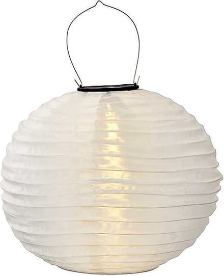 Solar lampion rond warm wit 25 cm (zonne-energie)