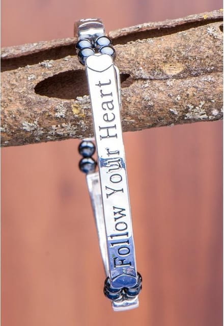 Magneet armband Follow your heart