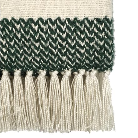 Malagoon - Berber grainy green throw