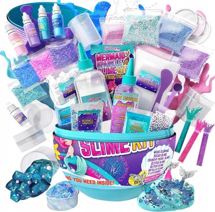 Uitgebreide Slime Set: Doe-het-zelf Kleurrijke Slime met Accessoires