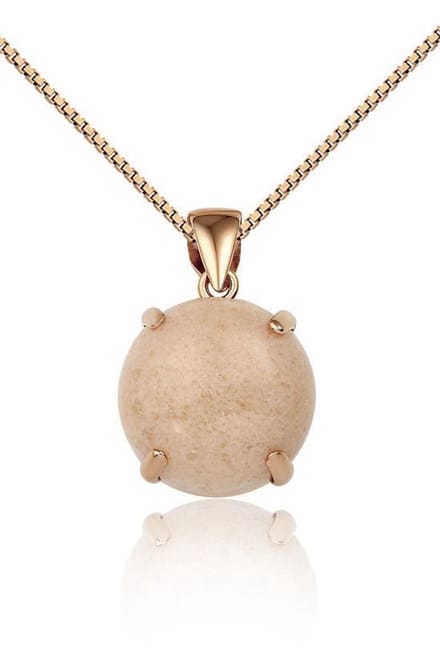 Montebello Ketting Sirolo - 316L Staal - Avanturijn - 18mm - 60cm