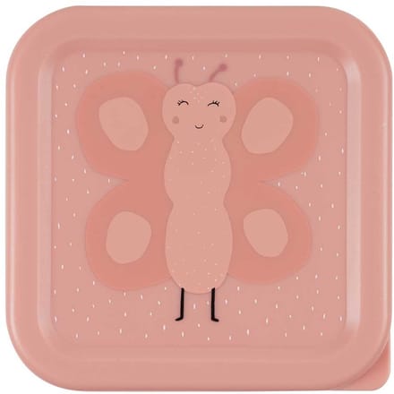 Trixie Set van 3 snackdozen - Mrs. Butterfly - 3-delige snackbox - Makkelijk te openen - Ideaal voor kinderen