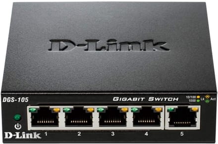Gigabit Netwerk Switch met 5 Poorten - 10/100/1000 Mbps