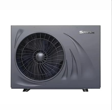 SPRSUN R290 Ultra Silence Monobloc Heat Pump 6/9/12/15/18 kW Models Propane 75 degrees