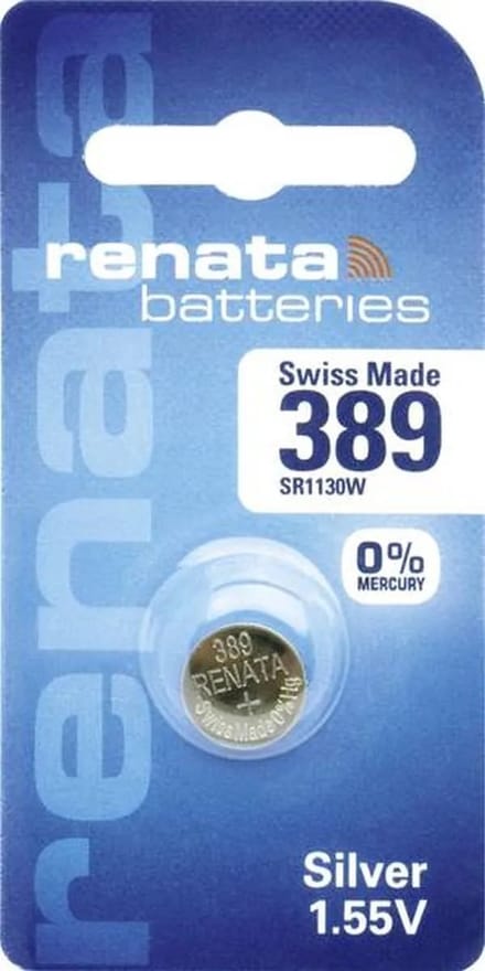Renata 389 SR1130W Horloge Zilveroxide 1 stuk