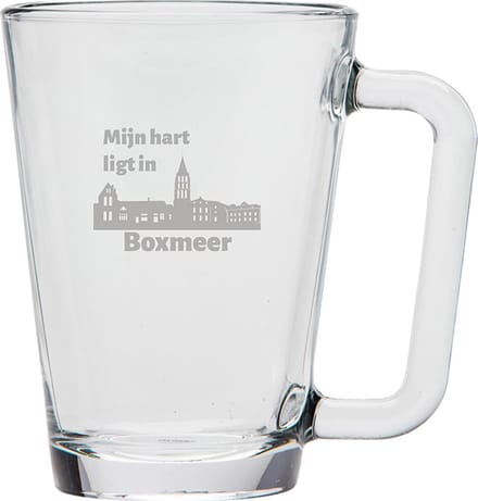 Gegraveerde theeglas 26cl Boxmeer