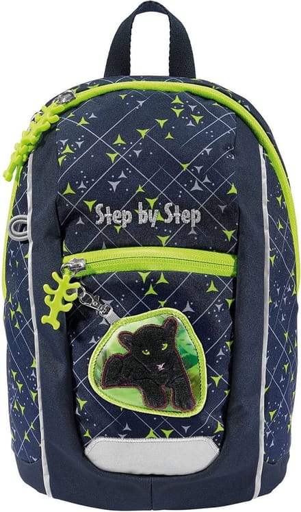 Step by Step Rugzak Kiga Mini Backpack 6L Little Wild Cat Donkergrijs