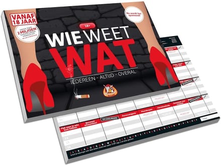 White Goblin Games Wie Weet Wat - 18+ editie voor volwassenen