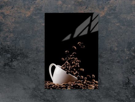 TMK ArtDeko - Snijplank - Glas - 35x52 cm - Koffie