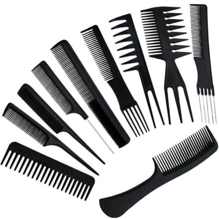 Soulima Professionele Kapperskammen - Set van 10 Stuks