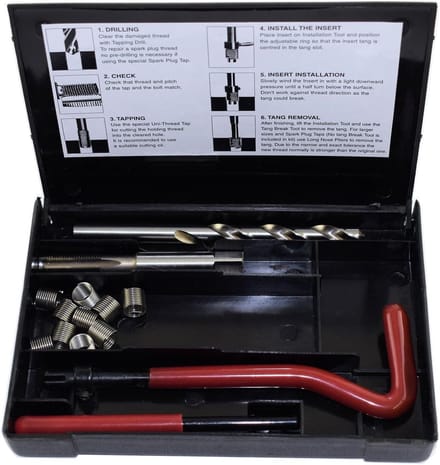 Schroefdraad reparatieset - Freesset - Schade herstellen - British Cycle draad - 5/16 x 26 BSC