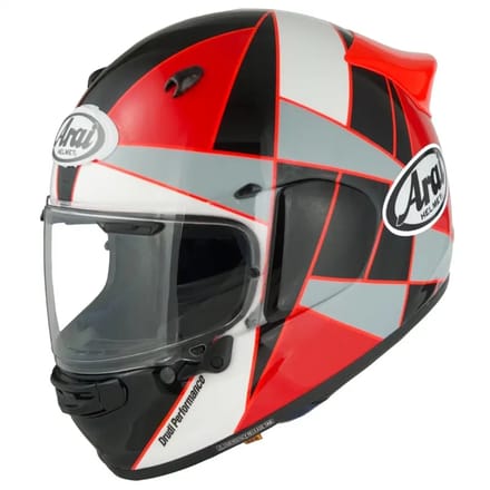Volle motorhelm Arai Quantic Peak Red