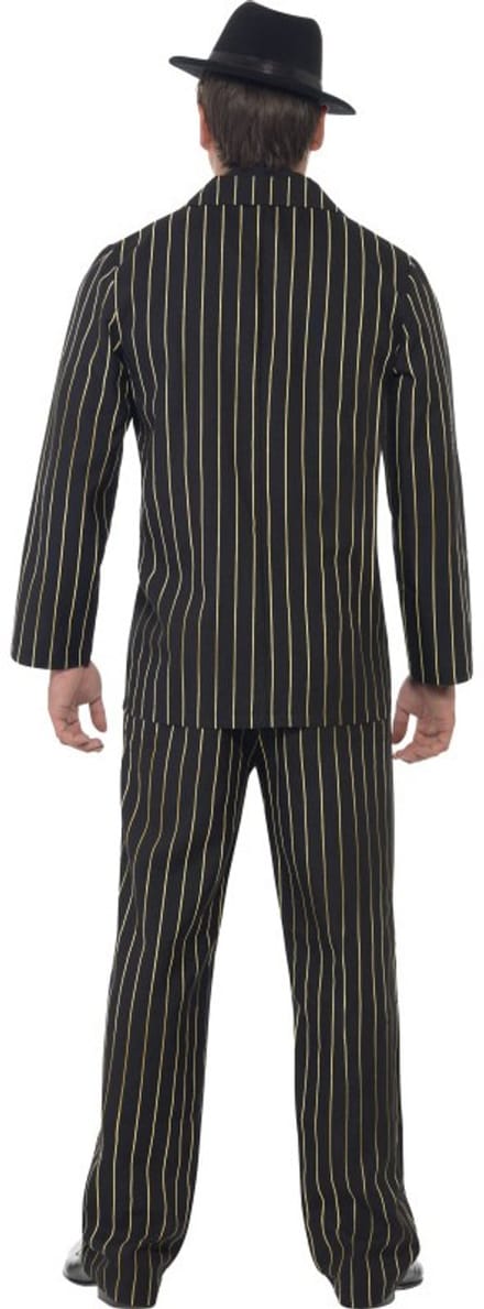 Gold Pinstripe Gangster Costume