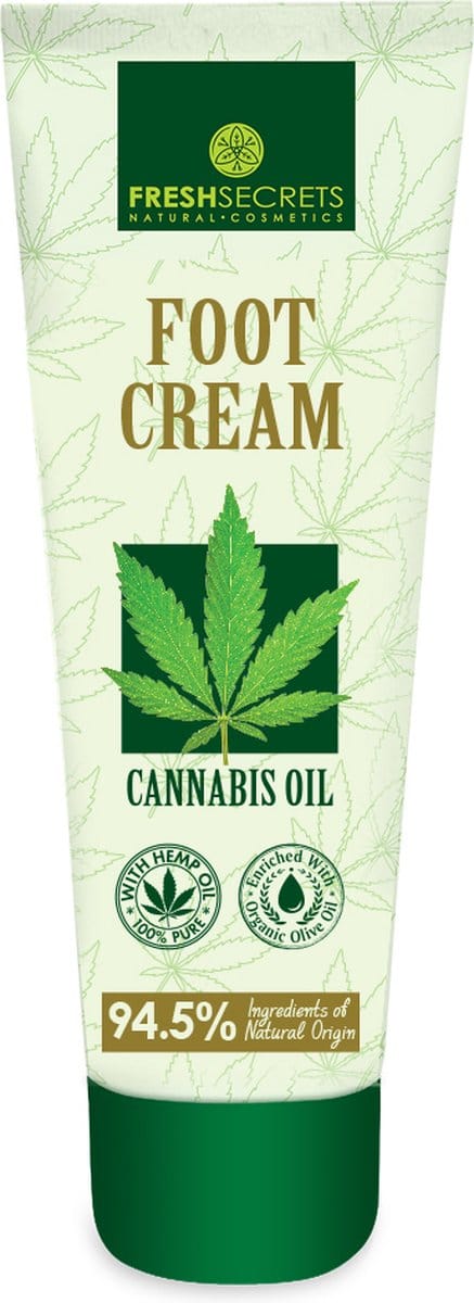 Fresh Secrets Voet Crème Cannabis 100ml