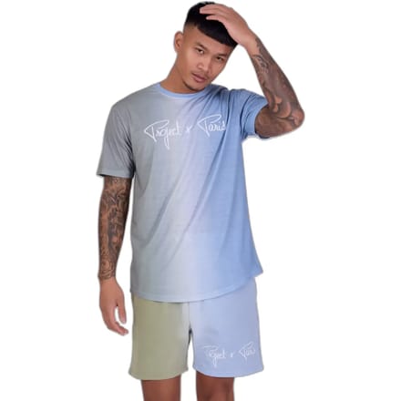 Tweekleurig T-shirt met kleurverloop Project X Paris