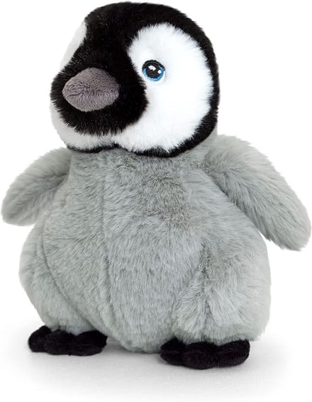 Baby Pinguin knuffel - 18 cm. - Keel Eco Pinguin knuffeldier - 100% gerecycled