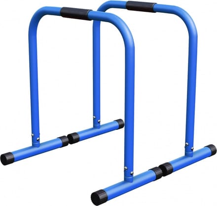 Gorilla Sports Dip Bars - Parallettes - Push up stand bar - Blauw - 2 stuks