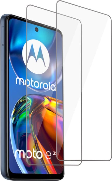 2x Screenprotector geschikt voor Motorola Moto E32 – Screenprotector geschikt voor Motorola Moto E32 Screen Protector Tempered Glass