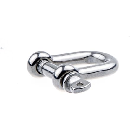 Schakel edelstaal recht 6 mm