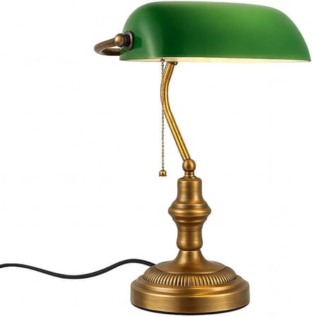 CRLYN® Notarislamp - Bankierslamp - Bureaulamp - Groen