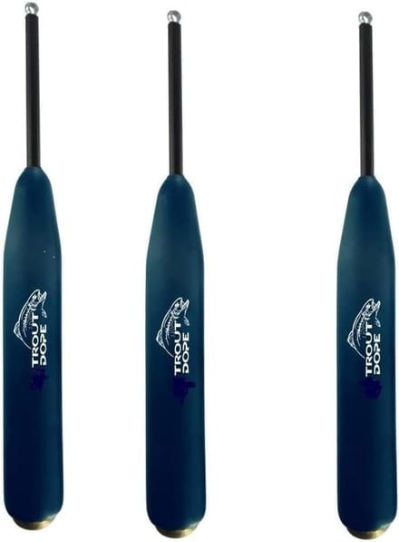 Vloerknoppen set - Bodemknop dobber - Forel vissen - Langzaam zinkend - Set van 3 - Zilver