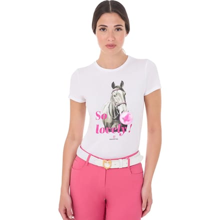 Katoenen dames-T-shirt Equestro So Lovely