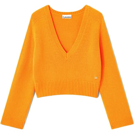 Ganni Overhemden oranje