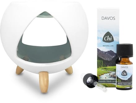 Chi natural life - Aromabrander - cozy - davos air olie 10 ml