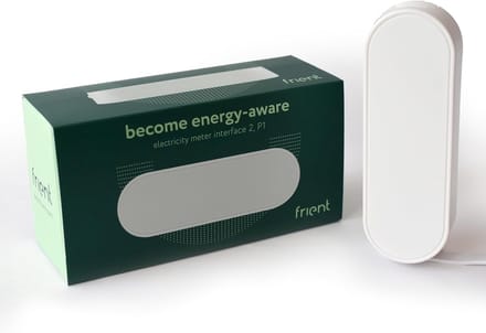 Energieverbruik Meter - Stroommeter Interface - Meter Uitlezen - Draadloze P1 Poort - 9x3x1.8 cm - Wit