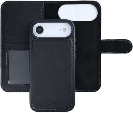Rixus Duo Magnetic Detachable Wallet For Apple iPhone 17 Air Black