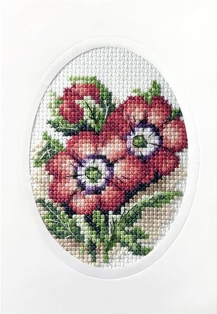 borduurkaart bloemen