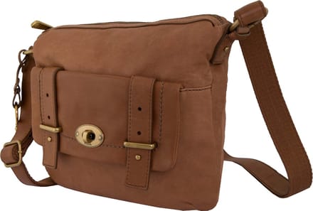 Handtas Fossil Wmns Schoudertas Mason Top Zip Camel Bruin - UNI