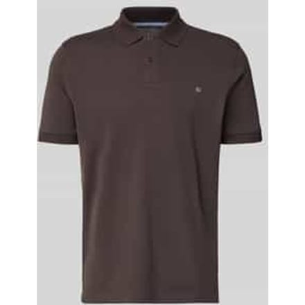 regular fit poloshirt met stitching