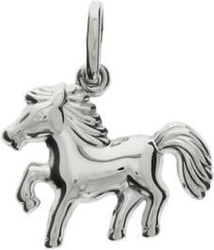hanger paard zilver gerhodineerd