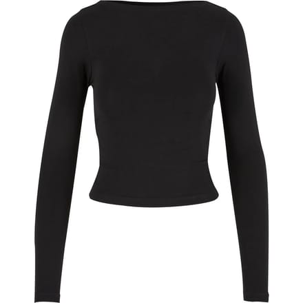 Urban Classics - Ruffled Super Slim 2-pack Longsleeve top - 3XL - Zwart/Wit