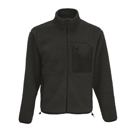 SOL'S Unisex Sherpa Jacket Fury L04042 - Carbon Grey/Black - M